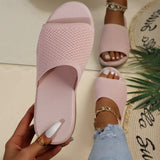 Women's Shoes Summer 2022 Plus Size Wedge Platform Sandals Soft Bottom Beach Muje Ladies Outdoor Light closed toe Flat