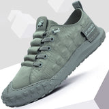 Men Shoes fashion Canvas Loafers Breathable Autumn lace up comfortable Casual Shoes Outdoor Men Sneakers