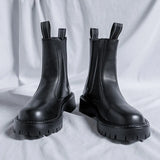 Breakj Size Martens 45 46 Joker British Wind Chelsea Smoke Boots Winter Tooling Leather Boots