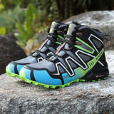 Breakj Outdoor Snow Boots High Help Plus Velvet Hiking Shoes Anti-Slip Thick And Lightweight Climbing Men's Cotton