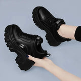 Vulcanized Shoes Women's Shoes Solid Color Ladies Platform Shoes 2023 Mesh Women's Sports Comfortable Breathable