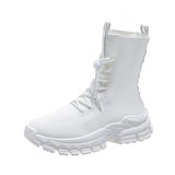 Breakj Boots Women's Spring And Autumn Elastic Socks Boots 2023 New Platform Casual Knit Sports Ankle Boots Sock