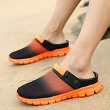 Summer Beach Sandals Men And Women Clogs Shoes Beach Slippers Mesh Breathable Men Slippers Sandals Couple Zapatos