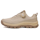 Spin-Button Hiking Shoes Men's Free Lace Breathable Travel Leisure Hiking