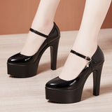 Leather Pointed Stilettos Model Catwalk High Heels Cheongsam Performance Shoes Comfortable Shallow Mouth Work Single Shoes Large