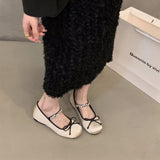 Pink Ballet Single Shoes Women's Shoes 2024 New French Spring And Fall Mary Jane Gentle Evening