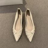 Breakj Famous Pointy-Headed Solid Single-Shoe Women In The Autumn Of 2025 New Net Red With 100 Single Shoes With Anti-Slip