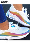 New Fashion Summer and Autumn Woven Breathable Sneakers Women Lace Up Designer Comfort Casual Shoes on