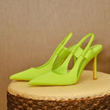 Heels Women's 2023 New Pointed French Fine Heel Muller Shoes Casual Wear Baotou Sandals Tide Super