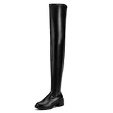 Breakj Over-Knee Boots Women 2025 New Coarse And Knee Boots Round Head Fashion Boots