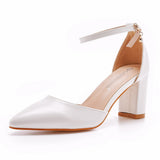 Breakj Heel Pointed Casual Women's Single Shoes 2023 New Spring Women's Shoes Shallow Foot Fashion Comfortable High