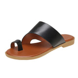 Breakj Summer Cool Slippers Women's Large-Size Coated Toes Wearing Casual Beach