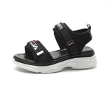 New Sandals Korean Version Of Fashion Casual Schoolgirls Cake Platform Slope With Velcro Platform Beach