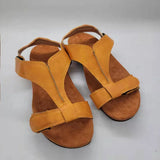 Durable Soft Outdoor Beach Sandals Retro Ankle Strap Lightweight Walking Shoes Slip On Sandals Woman