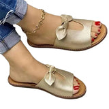 Women Sandals Shoes Open Toe Sandals Women Butterfly-Knot Women'S Shoes Soft Shoes For Women Slip On Shoes Woman