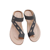 Clip Toe Slipper Hollow Out Splicing Flat Bottom Casual 414243 Large Size Cool