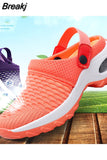 Summer Platform Sandals Women Mesh Sneakers Breathable Slip on Buckle Strap Female Beach Outdoors Shoes