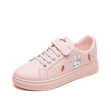 Breakj Shoes 2025 New Fashion Spring And Autumn Shoes Street Shooting In The Children's Plate Shoes Soft Soles Children's Small White Shoes