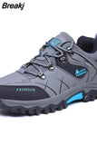Men Winter Snow Boots Waterproof Leather Sneakers Super Warm Men Platform Boots Outdoor Male Hiking Boots Work Shoes Plus