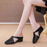 Breakj Slope And Baiji Soft Bottom Slippers Women 2025 New Spring And Summer Women's Wear Slippers Half