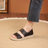 Breakj Roman Shoes Sandals Rubber Flat-Soled Cool Slippers Women's Singles Women's Casual Women's