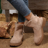 Breakj The Winter Of 2025, The New Snow Boots Woman And The Woman With Velvet Thicken And Warm Fashion Casual Cotton