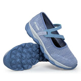 New Mesh Breathable Casual Shoes Women 2021 Comfort Light Walking Shoes Slip on Flat Mom Shoes Non-slip Chaussure