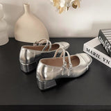 Breakj Fairy Style Design Elegant Mary Treasure Shoes Summer New Temperament Thick Heel Increase Thin Single
