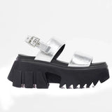 2021 New Arrivals Women Brand Luxury Platform Chunky Shoes Summer Buckle Strap Sandals Women Summer