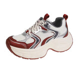 Breakj Dad Shoes Women 2025 New Spring And Summer Spring And Autumn Thick Bottom Increase Leisure Sneakers Running Shock-Absence Light Women's