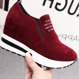 Breakj Spring And Autumn Leisure Sports Height Height And The New Single Shoes Thick-Soled Adhesive Shoes Match Women's Shoes Pine And Cake Bottom