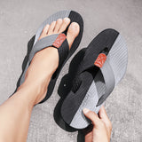 Summer Men Flip Flops Beach Sandals Anti-slip High Quality Men Shoes Trendy Men Beach Slipper Big Size