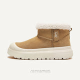 Breakj Shoes Ug Meng Big Head Shoes Winter Heighten Thick-Bottomed Boots Snow Boots Men And Women With The Same Warm Cotton
