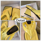 Size 33-40 Women Sandals Summer 2023 Fashion High Heels Shoes For Women Flip Flops Real Leather Slippers Luxury