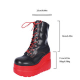 Breakj Color Side Zipper Small Sloping And Medium-Sized Boots 2025 New Large-Size Thick-Bottomed Pine Cake Martin
