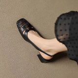 Breakj Luxury Small Retro 2025 Summer New Women's Head Sandals Wearing Front Sandals