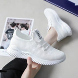 Women Casual Shoes Fashion Breathable Walking Mesh Flat Shoes Woman White Sneakers Women 2024 Tenis Feminino Female