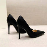 Breakj Soft-Skin High-Heeled Women's Fine Heel Sexy Pointer 2025 Spring And Autumn 2025 New French Temperament Shallow Work