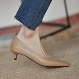 Light Single Shoes Women 2023 New Small Heel Commuter Temperament Black Office Work Shoes