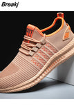 Men Sneakers Spring Autumn Mesh Breathable Casual Running Shoes Flat Fashion Training Hiking Shoes Zapatillas