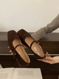 Breakj Single Shoes Women 2025 New Spring And Autumn Mary Jane Women's Shoes French Word With Gentle Evening Shoes Bean