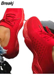 Women Sneakers Shoes 2023 Fashion Lace Up Platform Shoes Size 43 Mesh Casual Sports Shoes Woman Vulcanize Shoes Zapatillas