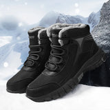 Breakj Hiking Large Snow Boots Men Plus Thick Sneakers Waterproof Cold To Keep Warm High-Tight Cotton Boots