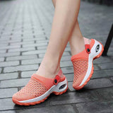 Breakj Summer New Breathable Flying Shoes Korean Version Of Women's Shoes Sandals Low-Top Casual Shoes For A Long