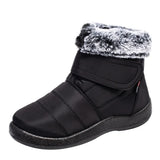 Winter Warm Rabbit Fur Snow Boots for Women Waterproof Non Slip Winter Boots Women Plus Size Thick Plush Ankle Botas