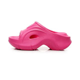Sole Wedge Slippers for Women Summer 2024 Fashion Chunky Platform Sandals Woman Outdoor Anti Slip Beach Slides Flip