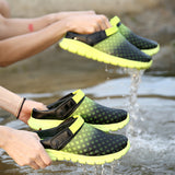 Summer Beach Sandals Men And Women Clogs Shoes Beach Slippers Mesh Breathable Men Slippers Sandals Couple Zapatos