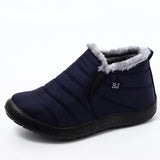 Women's Boots Waterproof Snow Boots Women Fashion Winter Boots Round Toe Shoes Woman Keep Warm Ladeis Shoes Slip On Female