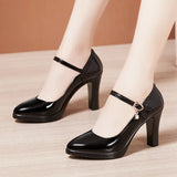 Leather Pointed Stilettos Model Catwalk High Heels Cheongsam Performance Shoes Comfortable Shallow Mouth Work Single Shoes Large