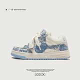 Breakj Shoes To Destroy The Aesthetic Double Shoes Tongue National Trend Men's Shoes Men's Fashion Shoes Bread Shoes Men's And Women's Same Small White
